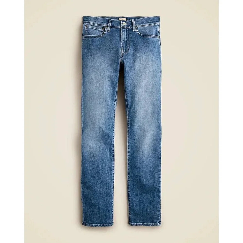 J. Crew 484 Slim Stretch Fit Jeans Mens W33 L32‎ Medium Wash Denim Pants NWT